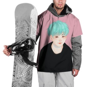 Накидка на куртку 3D с принтом BTS_Yoongi в Курске, 100% полиэстер |  | bangtan boys | bts | бантаны бтс