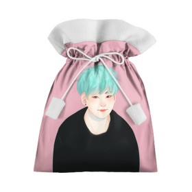 Подарочный 3D мешок с принтом BTS_Yoongi в Курске, 100% полиэстер | Размер: 29*39 см | bangtan boys | bts | бантаны бтс