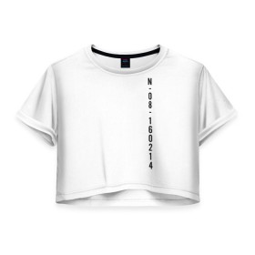 Женская футболка 3D укороченная с принтом BTS SAVE ME JUNGKOOK _white в Курске, 100% полиэстер | круглая горловина, длина футболки до линии талии, рукава с отворотами | bangtan boys | bts | бантаны бтс