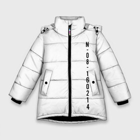 Зимняя куртка для девочек 3D с принтом BTS SAVE ME JUNGKOOK _white в Курске, ткань верха — 100% полиэстер; подклад — 100% полиэстер, утеплитель — 100% полиэстер. | длина ниже бедра, удлиненная спинка, воротник стойка и отстегивающийся капюшон. Есть боковые карманы с листочкой на кнопках, утяжки по низу изделия и внутренний карман на молнии. 

Предусмотрены светоотражающий принт на спинке, радужный светоотражающий элемент на пуллере молнии и на резинке для утяжки. | bangtan boys | bts | бантаны бтс