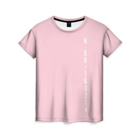 Женская футболка 3D с принтом BTS SAVE ME JUNGKOOK _pink в Курске, 100% полиэфир ( синтетическое хлопкоподобное полотно) | прямой крой, круглый вырез горловины, длина до линии бедер | bangtan boys | bts | бантаны бтс