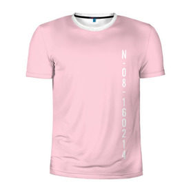 Мужская футболка 3D спортивная с принтом BTS SAVE ME JUNGKOOK _pink в Курске, 100% полиэстер с улучшенными характеристиками | приталенный силуэт, круглая горловина, широкие плечи, сужается к линии бедра | Тематика изображения на принте: bangtan boys | bts | бантаны бтс