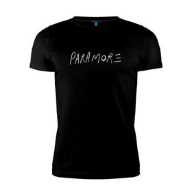 Мужская футболка премиум с принтом Paramore в Курске, 92% хлопок, 8% лайкра | приталенный силуэт, круглый вырез ворота, длина до линии бедра, короткий рукав | 