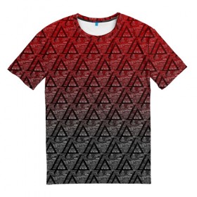 Мужская футболка 3D с принтом Linkin park Music в Курске, 100% полиэфир | прямой крой, круглый вырез горловины, длина до линии бедер | 