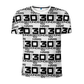 Мужская футболка 3D спортивная с принтом 30 SECONDS TO MARS ROCK BAND в Курске, 100% полиэстер с улучшенными характеристиками | приталенный силуэт, круглая горловина, широкие плечи, сужается к линии бедра | Тематика изображения на принте: 