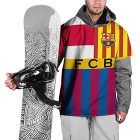 Накидка на куртку 3D с принтом FC Barcelona в Курске, 100% полиэстер |  | barcelona | football | logo | spain | sport | арт | барселона | испания | лига | лого | спорт | текстура | фк | футбол | футбольный клуб | эмблема