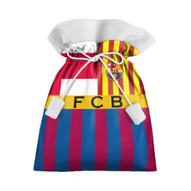 Подарочный 3D мешок с принтом FC Barcelona в Курске, 100% полиэстер | Размер: 29*39 см | barcelona | football | logo | spain | sport | арт | барселона | испания | лига | лого | спорт | текстура | фк | футбол | футбольный клуб | эмблема
