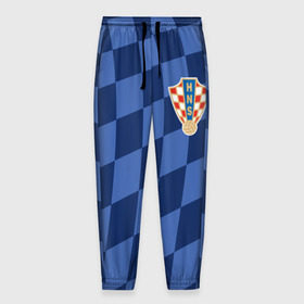 Мужские брюки 3D с принтом Хорватия, форма в Курске, 100% полиэстер | манжеты по низу, эластичный пояс регулируется шнурком, по бокам два кармана без застежек, внутренняя часть кармана из мелкой сетки | croatia | fc | fifa | football | national team | uniform | сборная | фифа | фк | форма | футбол | хорватия
