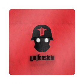 Магнит виниловый Квадрат с принтом Wolfenstein в Курске, полимерный материал с магнитным слоем | размер 9*9 см, закругленные углы | Тематика изображения на принте: bj | castle | colossus | new order | old blood | wolfenstein | би джей | блаcковиц | блажкович | блацкович | вольфенштайн | вольфенштейн | вульфенштайн | вульфенштейн | уильям