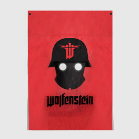 Постер с принтом Wolfenstein в Курске, 100% бумага
 | бумага, плотность 150 мг. Матовая, но за счет высокого коэффициента гладкости имеет небольшой блеск и дает на свету блики, но в отличии от глянцевой бумаги не покрыта лаком | bj | castle | colossus | new order | old blood | wolfenstein | би джей | блаcковиц | блажкович | блацкович | вольфенштайн | вольфенштейн | вульфенштайн | вульфенштейн | уильям