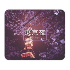 Коврик прямоугольный с принтом Tokyo Nights в Курске, натуральный каучук | размер 230 х 185 мм; запечатка лицевой стороны | Тематика изображения на принте: japan | japance | tokyo | tokyo nights | иероглифы | токио | япония