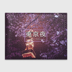 Обложка для студенческого билета с принтом Tokyo Nights в Курске, натуральная кожа | Размер: 11*8 см; Печать на всей внешней стороне | Тематика изображения на принте: japan | japance | tokyo | tokyo nights | иероглифы | токио | япония