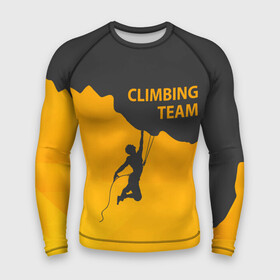 Мужской рашгард 3D с принтом climbing в Курске,  |  | adrenaline | extreme | hiking | mountaineering | mountains | risk | rock climb | rocks | sport | адреналин | альпинизм | высота | горы | риск | скалолазание | скалы | спорт | туризм | экстрим