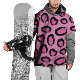 Накидка на куртку 3D с принтом Розовый гепард в Курске, 100% полиэстер |  | Тематика изображения на принте: африка | животное | леопард