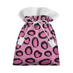 Подарочный 3D мешок с принтом Розовый гепард в Курске, 100% полиэстер | Размер: 29*39 см | Тематика изображения на принте: африка | животное | леопард
