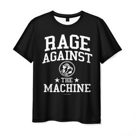 Мужская футболка 3D с принтом Rage Against the Machine в Курске, 100% полиэфир | прямой крой, круглый вырез горловины, длина до линии бедер | Тематика изображения на принте: rage against the machine | альтернативный | америка | американская рок группа | брэд уилк | жанр | зак де ла роча | калифорния | лос анджелес | метал | музыка | ню метал | рок | рэп метал | рэп рок | рэпкор | сша