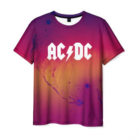Мужская футболка 3D с принтом AC DC COLLECTION SPACE EDITION в Курске, 100% полиэфир | прямой крой, круглый вырез горловины, длина до линии бедер | ac dc | logo | music | pop | rock | usa | альтернатива | металл | музыка | музыкальный | поп | рок