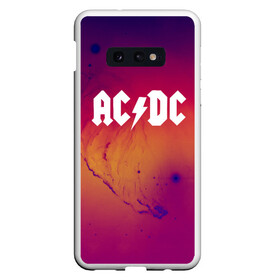 Чехол для Samsung S10E с принтом AC DC COLLECTION SPACE EDITION в Курске, Силикон | Область печати: задняя сторона чехла, без боковых панелей | ac dc | logo | music | pop | rock | usa | альтернатива | металл | музыка | музыкальный | поп | рок