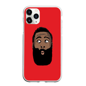 Чехол для iPhone 11 Pro матовый с принтом James Harden в Курске, Силикон |  | Тематика изображения на принте: 13 | fear the beard | houston rockets | mvp | nba | баскетбол | джеймс харден | нба | хьюстон рокетс