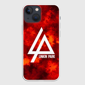Чехол для iPhone 13 mini с принтом LINKIN PARK FIRE MUSIC 2018 в Курске,  |  | linkin park | logo | music | pop | rock | альтернатива | металл | музыка | музыкальный | поп | рок | честер беннингтон