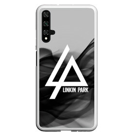 Чехол для Honor 20 с принтом LINKIN PARK SMOKE GRAY 2018 в Курске, Силикон | Область печати: задняя сторона чехла, без боковых панелей | Тематика изображения на принте: linkin park | logo | music | pop | rock | альтернатива | металл | музыка | музыкальный | поп | рок | честер беннингтон