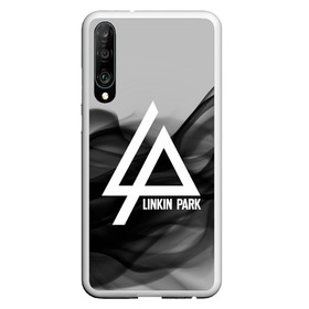 Чехол для Honor P30 с принтом LINKIN PARK SMOKE GRAY 2018 в Курске, Силикон | Область печати: задняя сторона чехла, без боковых панелей | linkin park | logo | music | pop | rock | альтернатива | металл | музыка | музыкальный | поп | рок | честер беннингтон