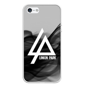 Чехол для iPhone 5/5S матовый с принтом LINKIN PARK SMOKE GRAY 2018 в Курске, Силикон | Область печати: задняя сторона чехла, без боковых панелей | Тематика изображения на принте: linkin park | logo | music | pop | rock | альтернатива | металл | музыка | музыкальный | поп | рок | честер беннингтон