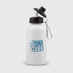 Бутылка спортивная с принтом Ice Cube в Курске, металл | емкость — 500 мл, в комплекте две пластиковые крышки и карабин для крепления | hip hop | hiphop | ice cube | mc | n.w.a | rap | айс | гангса | джексон | западное побережье | куб | кубе | кубик льда | кьюб | мс | о ши | оши | реп | репер | речитатив | рэп | рэпер | хип | хипхоп | хоп