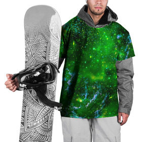 Накидка на куртку 3D с принтом Кислотный космос в Курске, 100% полиэстер |  | Тематика изображения на принте: абстракция | кислотные цвета | космос