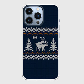 Чехол для iPhone 13 Pro с принтом Неприличные Олени в Курске,  |  | 2019 | 2020 | 2021 | 2022 | 2023 | 2024 | 2025 | вязание | вязаный | год | дед | елка | елки | лес | мороз | новый | олени | олень | оленями | прикол | свитер | снегурочка | шутка | юмор