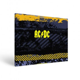 Холст прямоугольный с принтом AC DC STREET COLLECTION в Курске, 100% ПВХ |  | ac dc | logo | music | pop | rock | альтернатива | металл | музыка | музыкальный | поп | рок