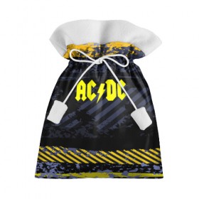 Подарочный 3D мешок с принтом AC DC STREET COLLECTION в Курске, 100% полиэстер | Размер: 29*39 см | ac dc | logo | music | pop | rock | альтернатива | металл | музыка | музыкальный | поп | рок