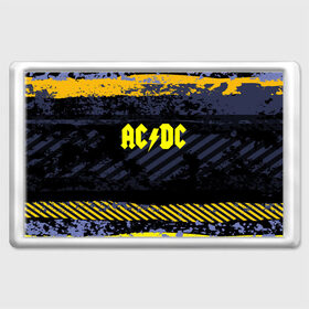 Магнит 45*70 с принтом AC DC STREET COLLECTION в Курске, Пластик | Размер: 78*52 мм; Размер печати: 70*45 | ac dc | logo | music | pop | rock | альтернатива | металл | музыка | музыкальный | поп | рок