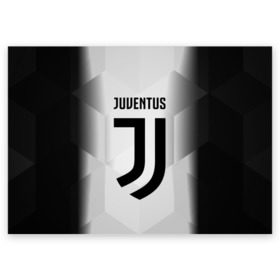 Поздравительная открытка с принтом Juventus 2018 Original в Курске, 100% бумага | плотность бумаги 280 г/м2, матовая, на обратной стороне линовка и место для марки
 | Тематика изображения на принте: fly emirates | juventus | ronaldo | клуб | линии | мода | модные | мяч | реал мадрид | спорт | спортивные | стиль | футбол | футбольный клуб | экстрим | эмблема | ювентус