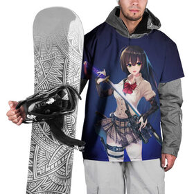 Накидка на куртку 3D с принтом Anime girl в Курске, 100% полиэстер |  | Тематика изображения на принте: anime | girl | japan | katana | samurai | sword | аниме | девушка | катана | меч | оружие | самурай | япония