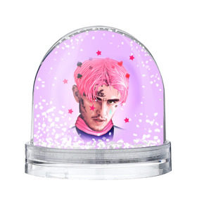 Снежный шар с принтом Lil Prince в Курске, Пластик | Изображение внутри шара печатается на глянцевой фотобумаге с двух сторон | lil peep | rap | густав ор | лил пип | рэп