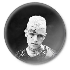 Значок с принтом Rip Peep в Курске,  металл | круглая форма, металлическая застежка в виде булавки | Тематика изображения на принте: lil peep | rap | густав ор | лил пип | рэп