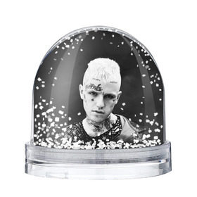 Снежный шар с принтом Rip Peep в Курске, Пластик | Изображение внутри шара печатается на глянцевой фотобумаге с двух сторон | lil peep | rap | густав ор | лил пип | рэп