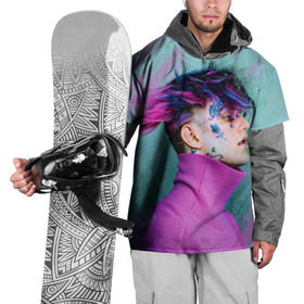 Накидка на куртку 3D с принтом Lil Peep в Курске, 100% полиэстер |  | Тематика изображения на принте: lil peep | rap | густав ор | лил пип | рэп