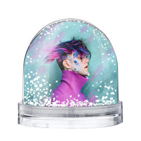 Снежный шар с принтом Lil Peep в Курске, Пластик | Изображение внутри шара печатается на глянцевой фотобумаге с двух сторон | lil peep | rap | густав ор | лил пип | рэп
