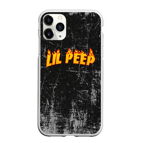 Чехол для iPhone 11 Pro матовый с принтом Lil Fire Peep в Курске, Силикон |  | lil peep | rap | густав ор | лил пип | рэп