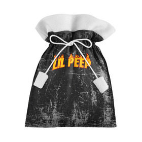 Подарочный 3D мешок с принтом Lil Fire Peep в Курске, 100% полиэстер | Размер: 29*39 см | Тематика изображения на принте: lil peep | rap | густав ор | лил пип | рэп