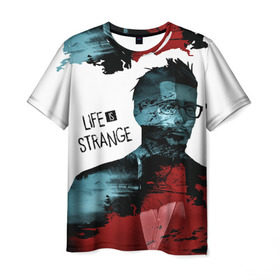 Мужская футболка 3D с принтом Jefferson. Life is Strange в Курске, 100% полиэфир | прямой крой, круглый вырез горловины, длина до линии бедер | grunge | life is strange | гранж