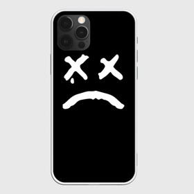 Чехол для iPhone 12 Pro с принтом LiL PEEP RIP в Курске, силикон | область печати: задняя сторона чехла, без боковых панелей | band | cry baby | emo | lil peep | music | musician | rap | smile | swag | tear | музыка | музыкант | нытик | рэп | сваг | слеза | смайлик | эмо