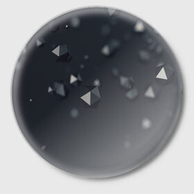 Значок с принтом Абстрактная материя в Курске,  металл | круглая форма, металлическая застежка в виде булавки | Тематика изображения на принте: 