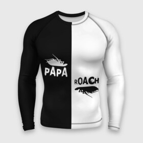 Мужской рашгард 3D с принтом Papa Roach в Курске,  |  | Тематика изображения на принте: papa roach | roach | папа роач | папароач | папароч | роач | роч