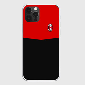 Чехол для iPhone 12 Pro Max с принтом AC MILAN в Курске, Силикон |  | ac milan | fc | fc milan | football | milan | soccer | белый | клуб | красный | милан | спорт | спортивные | фк | футбол | цвет.логотип | черный | эмблема