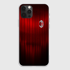Чехол для iPhone 12 Pro Max с принтом AC MILAN в Курске, Силикон |  | ac milan | fc | fc milan | football | milan | soccer | белый | клуб | красный | милан | спорт | спортивные | фк | футбол | цвет.логотип | черный | эмблема
