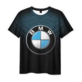 Мужская футболка 3D с принтом BMW 2018 Blue Line в Курске, 100% полиэфир | прямой крой, круглый вырез горловины, длина до линии бедер | Тематика изображения на принте: bmw | bmw motorsport | bmw performance | carbon | m | motorsport | performance | sport | бмв | карбон | моторспорт | спорт