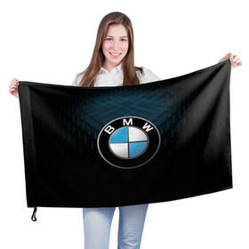 Флаг 3D с принтом BMW 2018 Blue Line в Курске, 100% полиэстер | плотность ткани — 95 г/м2, размер — 67 х 109 см. Принт наносится с одной стороны | Тематика изображения на принте: bmw | bmw motorsport | bmw performance | carbon | m | motorsport | performance | sport | бмв | карбон | моторспорт | спорт